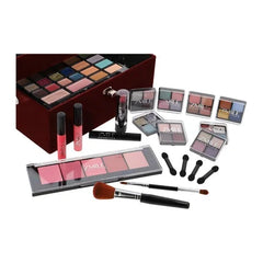 Make-up case Velvety Dark Berry 74 pieces Cosmia.pk