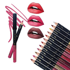 Maliao 12 Pcs Eye & Lip Liner Pencil Maliao