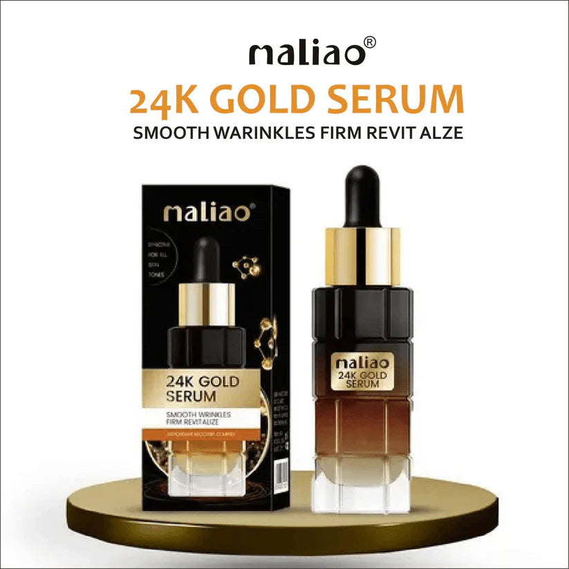 Maliao 24K Gold Serum for Smoothing Wrinkles & Revitalizing Skin - 30ml Maliao