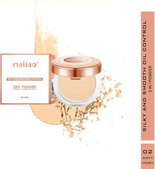 Maliao 2 in1 Perfect Coverage Powder For Girls & Women 20g Maliao
