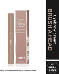 Maliao Eyebrow Cream Brush a Head Enjoy Sculpting Double-ended Eyebrow Cream 1.8g Maliao