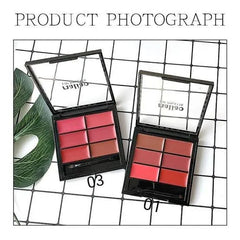 Malioa 6 Color Lip Palette For Women - 9g Maliao