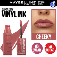 Original Maybelline Superstay Vinyl Ink Liquid Lipstick - Cheeky 60 Maybelline