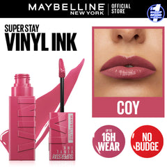 Original Maybelline Superstay Vinyl Ink Liquid Lipstick - Coy 20 Maybelline