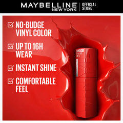 Original Maybelline Superstay Vinyl Ink Liquid Lipstick - Saucy 61 Maybelline