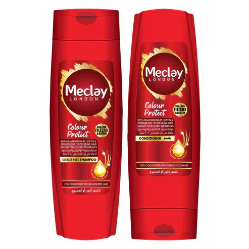 Meclay London Colour Protect Shampoo - 185ml + Conditioner - 180ml Pair Box Meclay London