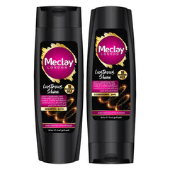 Meclay London Lustrous Shine Shampoo - 185ml + Conditioner - 180ml Pair Box Meclay London