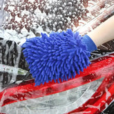 Microfiber Double-Sided Cleaning Gloves - Ideal for House and Car Cosmia.pk