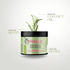 Mielle Rosemary Mint Strengthening Hair Masque - 340g Mielle