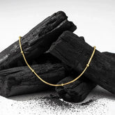 Stainless steel satellite chain necklace Cosmia.pk