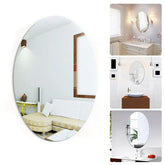 Oval Acrylic Mirror Wall Sticker Cosmia.pk