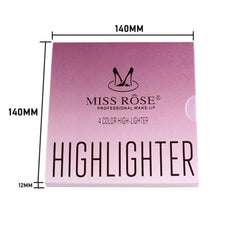 MISS ROSE Highlighter Palette - 4 Color Miss Rose