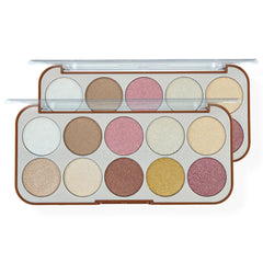 Miss Rose Highlighter Palette - 10 Color Miss Rose