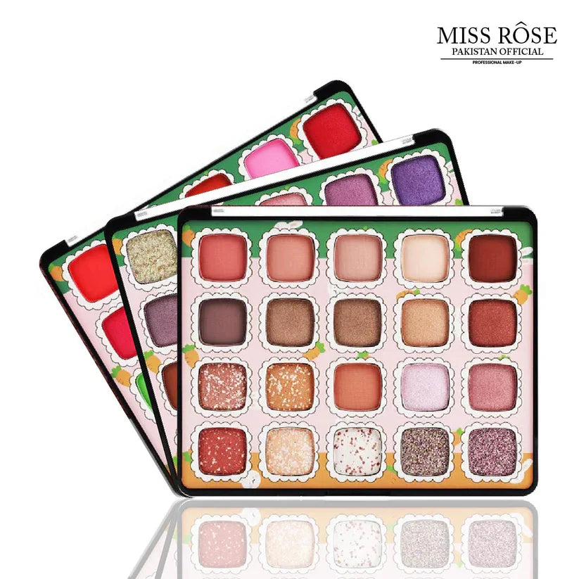 Miss Rose 20 Multicolor Eyeshadow Palette Miss Rose