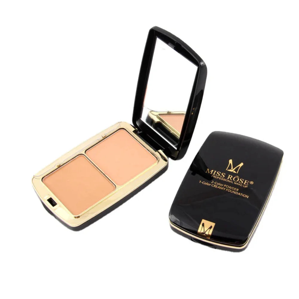 Miss Rose Powder Fashion with Mirror - 3-Color Miss Rose