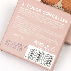 Miss Rose 4 Color Concealer Contour Palette Miss Rose