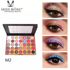 Miss Rose Eye Makeup Palette - 35 Color Miss Rose