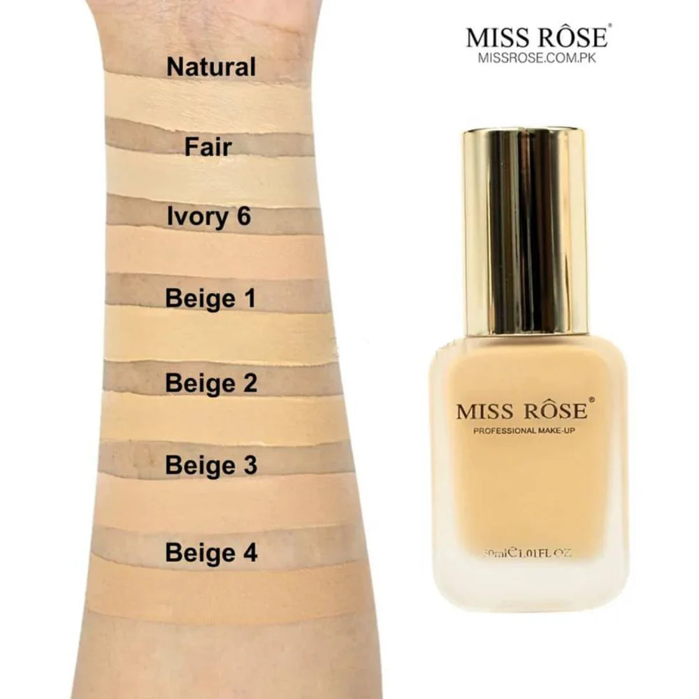 Miss Rose Super Stay Foundation Perfect Fitting Skin Miss Rose