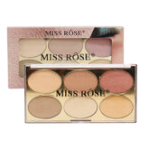 Miss Rose Gilded Ellipse Highlighters Kit Miss Rose