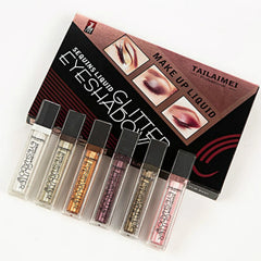 6 Pcs Glitter Liquid Eyeshadow Tailaimei