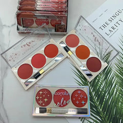 Mocallure 3 Colors Blush Kit Mocallure