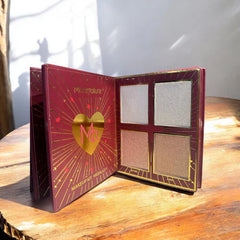 Mocallure 4 in 1 Red Mini beauty book palette Mocallure