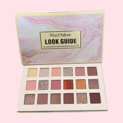 Mocallure Look Guide 18 Color Eyeshadow Palette Mocallure