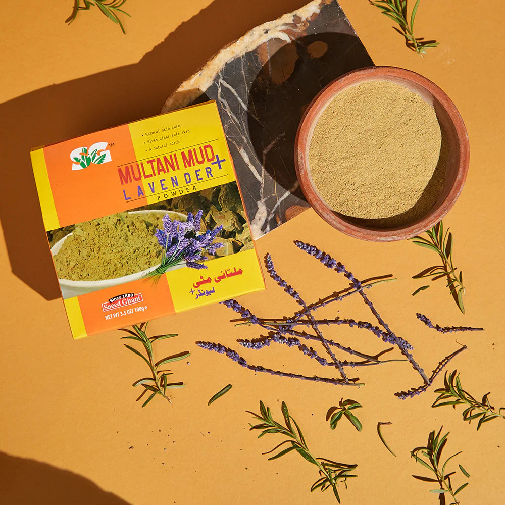 Saeed Ghani Multani Mud + Lavender Powder Saeed Ghani