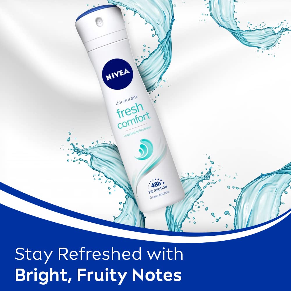 NIVEA Fresh Comfort Deodorant Spray for Women – 150ml Nivea