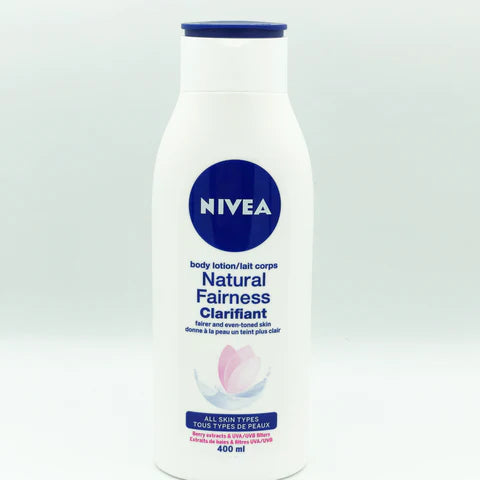 NIVEA Natural Fairness Clarifiant Body Lotion - 400ml Nivea