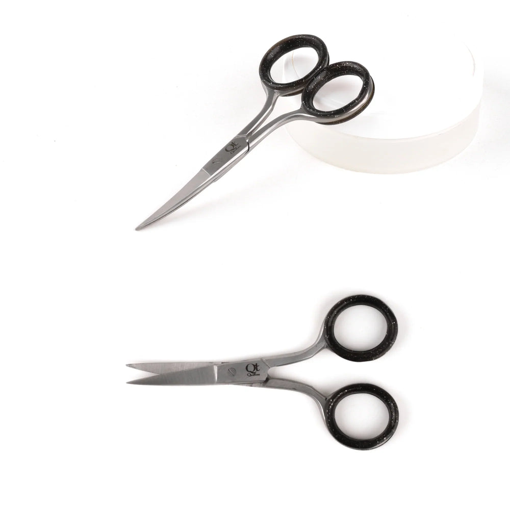 Quetee Beauty Nail scissors with curved blades Quetee