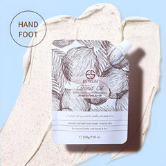 ESTELIN Coconut Oil & Vitamin E Exfoliating & Rejuvenating Hand & Foot Scrub Estelin