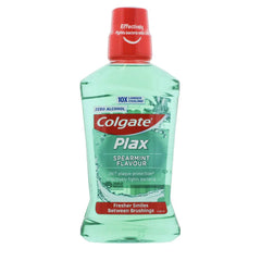 Colgate Plax Spearmint 10X Mouthwash 500ml Colgate