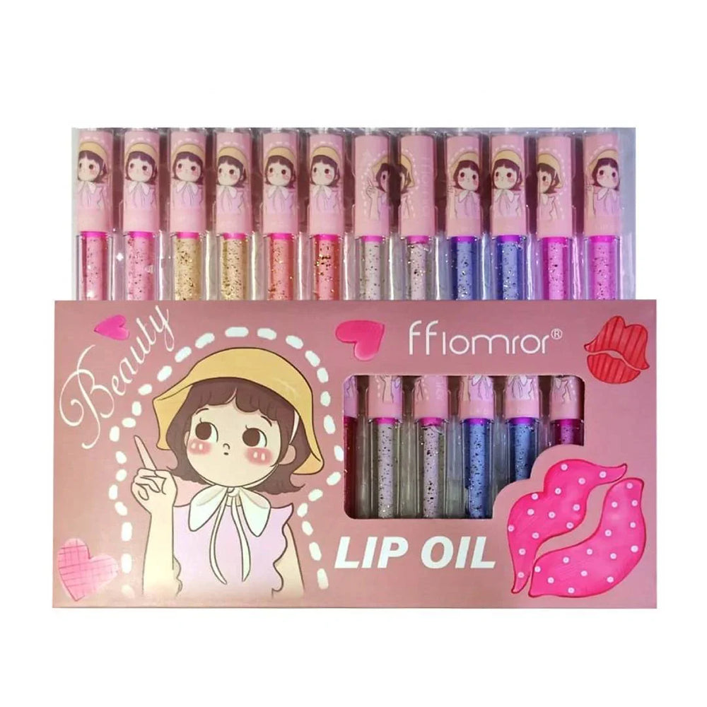 Flormor Beauty Lip Oil Set (12Pcs ) Fflomror