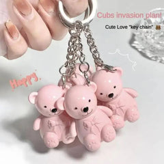 Cute Bear Key Chain Tint Glossy Lip Gloss Cosmia.pk