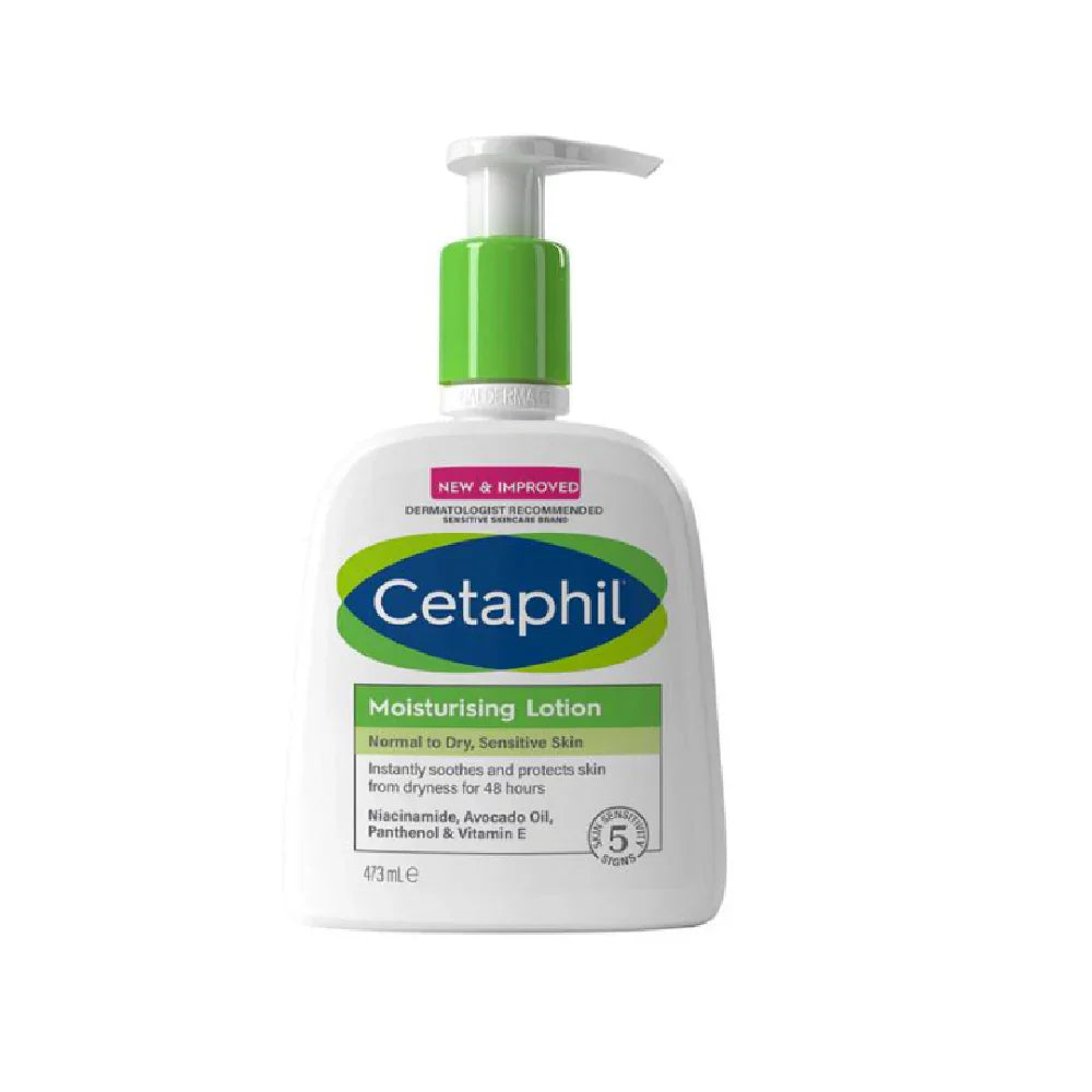Cetaphil Lotion Moisturizing Dry To Normal For Sensitive Skin - 473ml Cetaphil