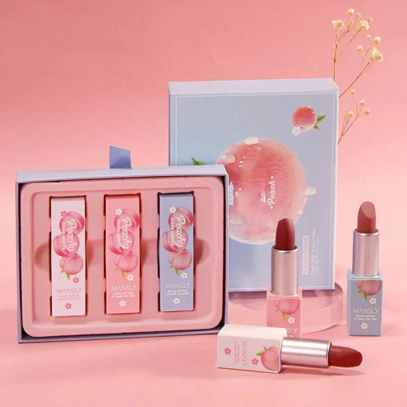 3pcs Velvet Mansly Heng Fang Lipstick Heng Fang