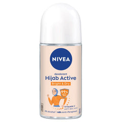 Nivea Hijab Active Bright & Dry Deodorant Roll On - 50ml Nivea