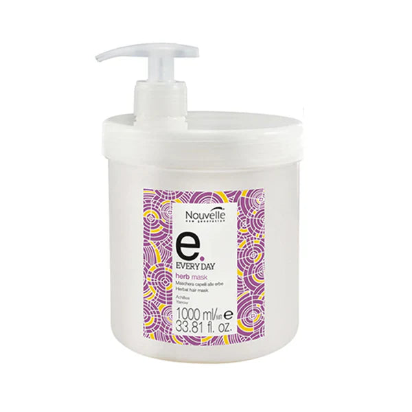 Nouvelle Every Day Herb Mask For Normal Hair - 1000ml- Made in Italy Nouvelle