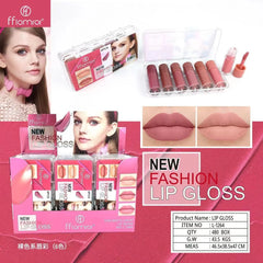 Flormar High Pigment Nude setting Lipgloss, Pack of 6 Flormar