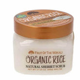 Fruit of the Wokali Organic Rice Natural Sherbet Scrub - 600g Wokali