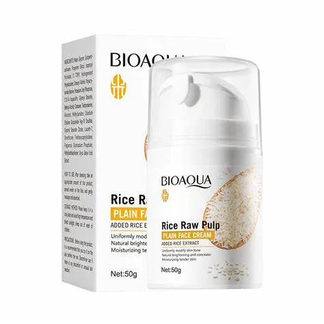 Bioaqua Rice Raw Pulp Face Cream - 50g Bioaqua