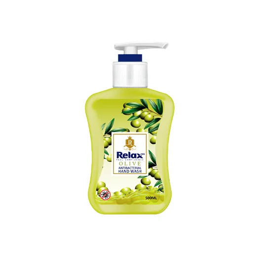 Relax Antibacterial Olive Oil Hand Wash - 500ml Relax