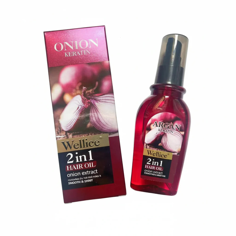 Wellice Onion Keratin 2in1 Hair Oil Onion Extract Wellice