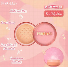 PINKFLASH Oil Control Matte Waterproof Long Lasting Sweat Proof Loose PINKFLASH