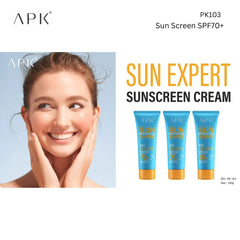 APK Whitening Sunscreen Cream SPF 70+++ - 100g APK