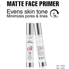 APK Matte Face Primer – Long-Lasting Oil-Free Makeup Base - 30ml APK