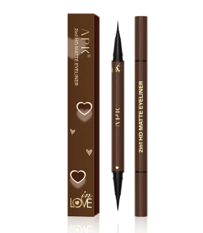APK 2-in-1 HD Matte Eyeliner – Waterproof & Smudge-Proof Precision APK