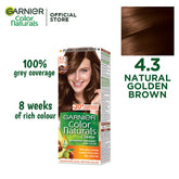Garnier - Color Naturals Hair Colors - 4.3 Natural Golden Brown Garnier