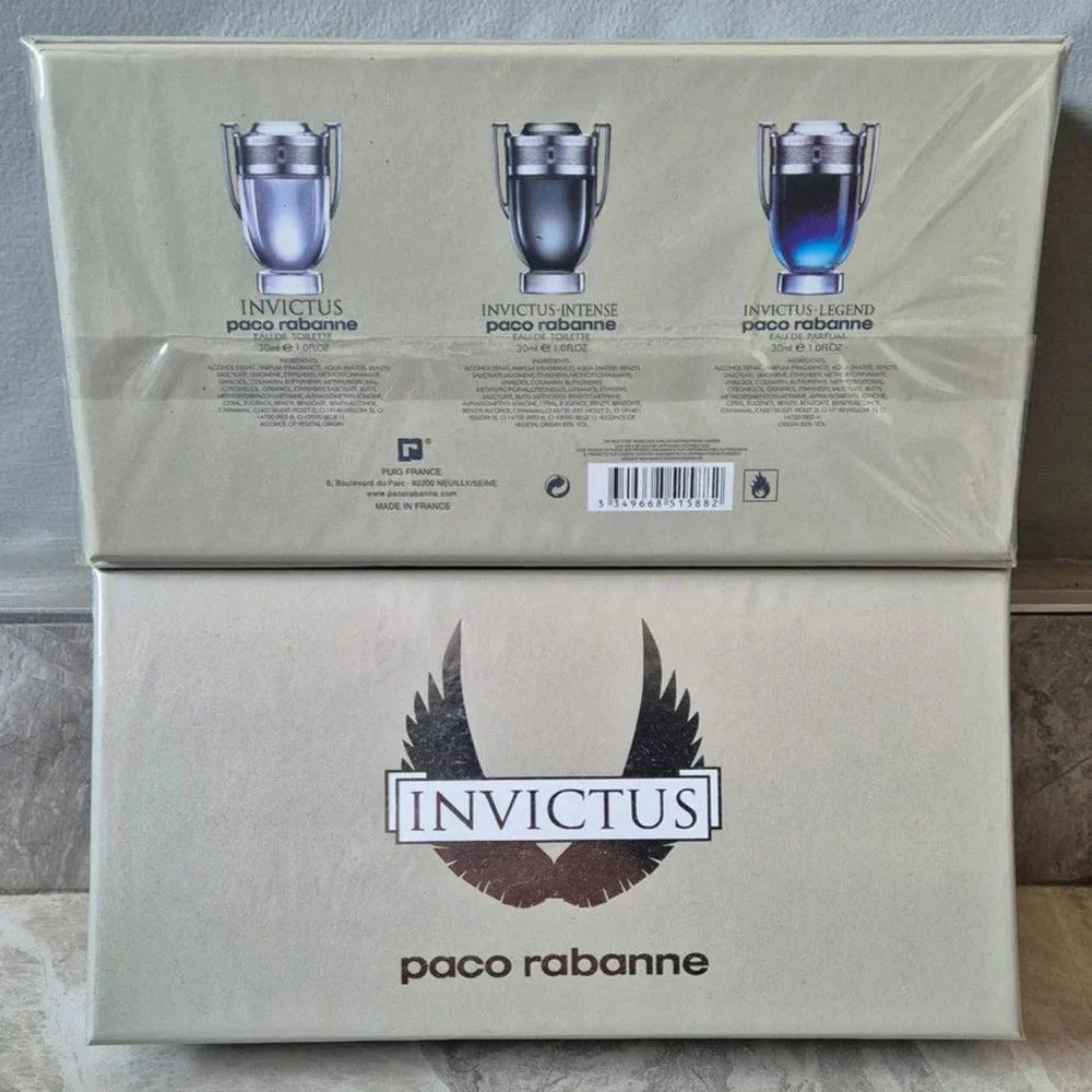 Paco Rabanne Invictus Set (3 x 30ml) Paco Rabanne